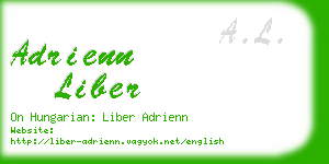 adrienn liber business card